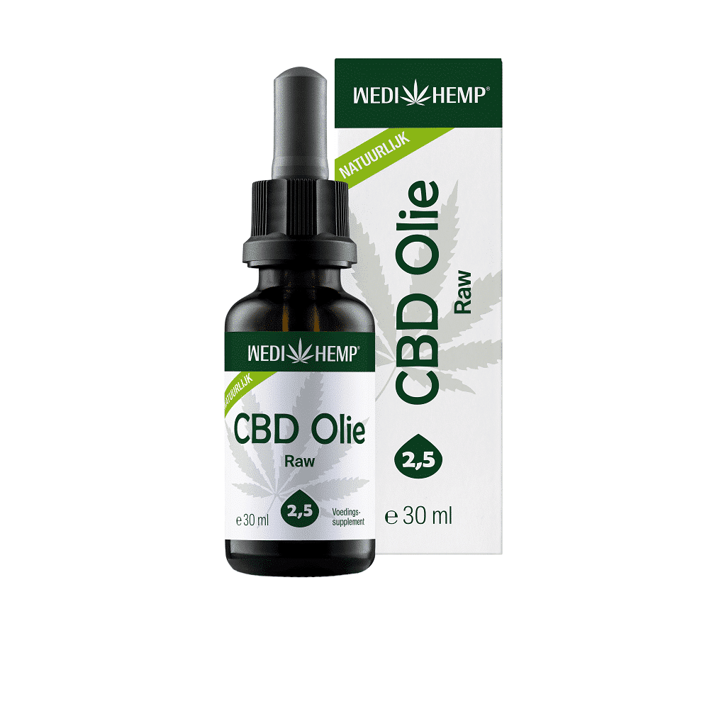 Huile CBD Wedihemp Raw 2,5 % (30 ml)