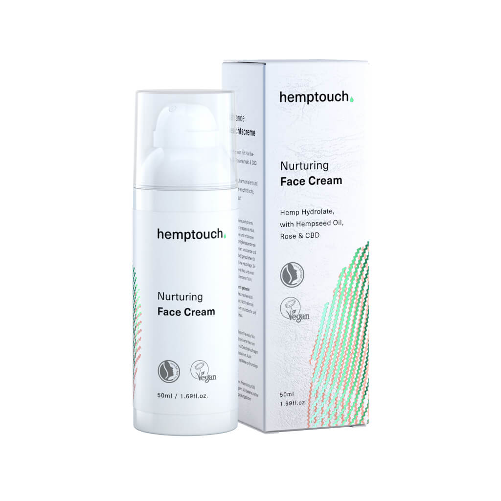 Crème visage nourrissante au CBD Hemptouch (50 mg CBD / 50 ml)