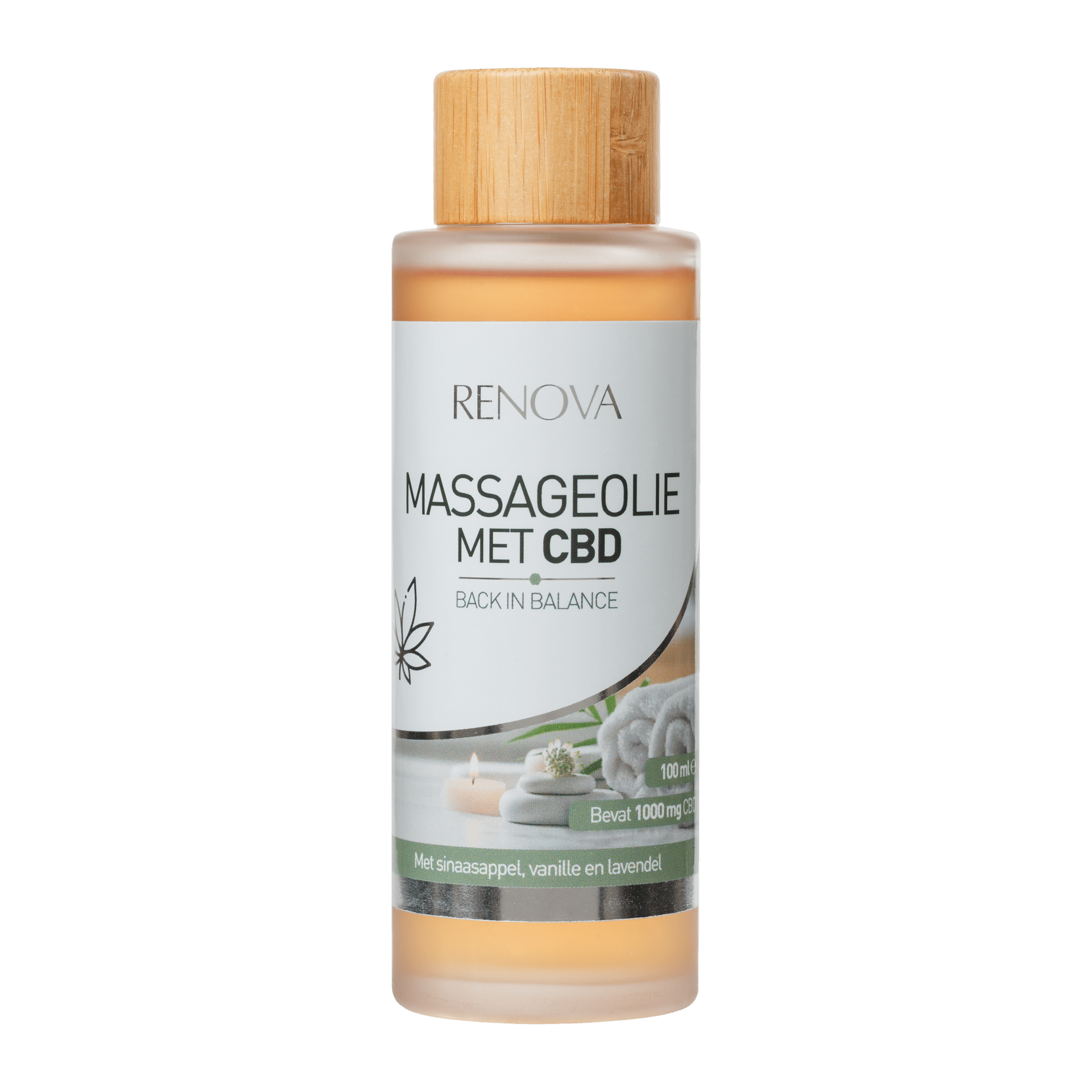 Huile de massage au CBD Renova (1000 mg / 100 ml)