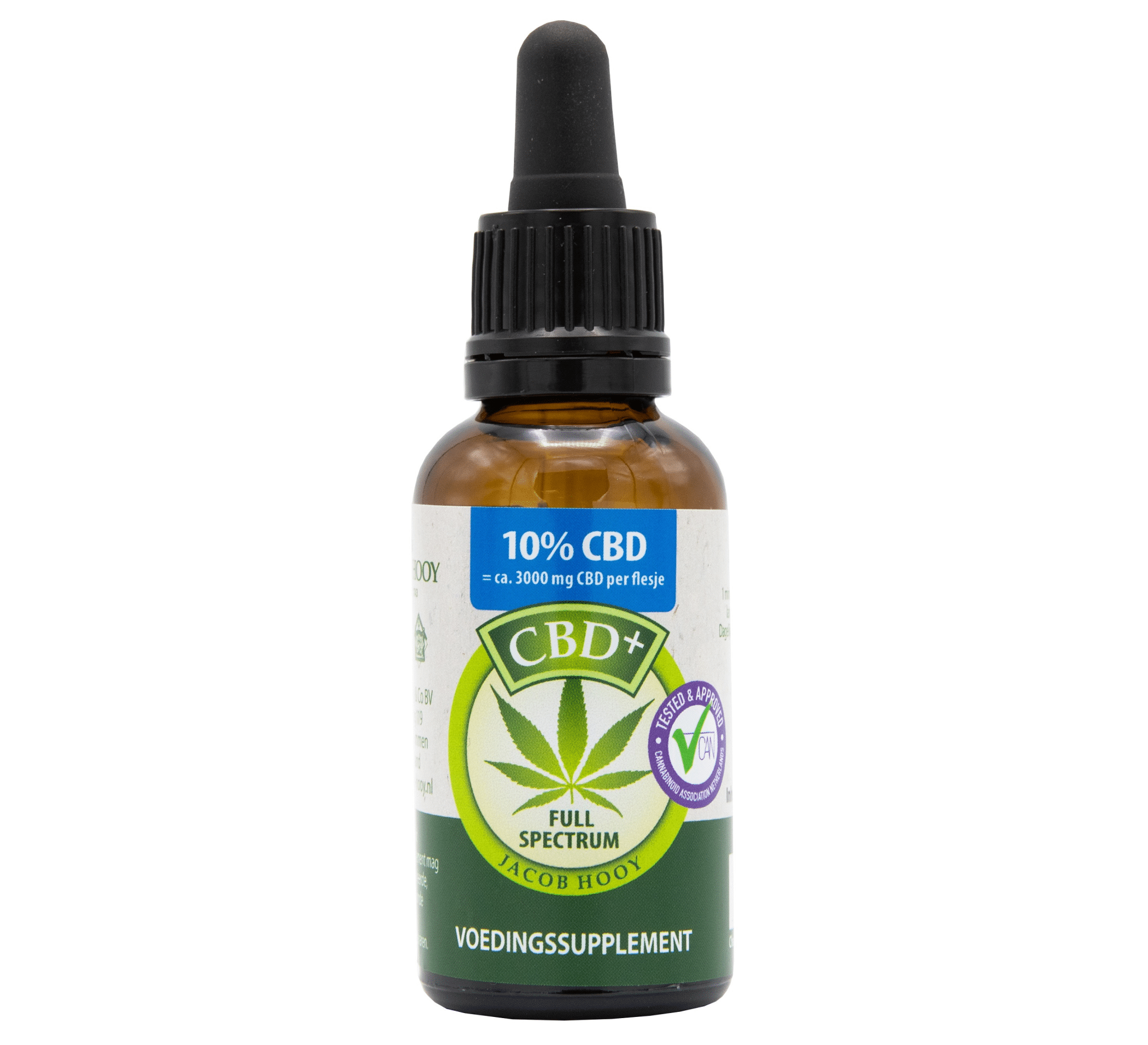 Huile CBD Jacob Hooy 10 % (30 ml)