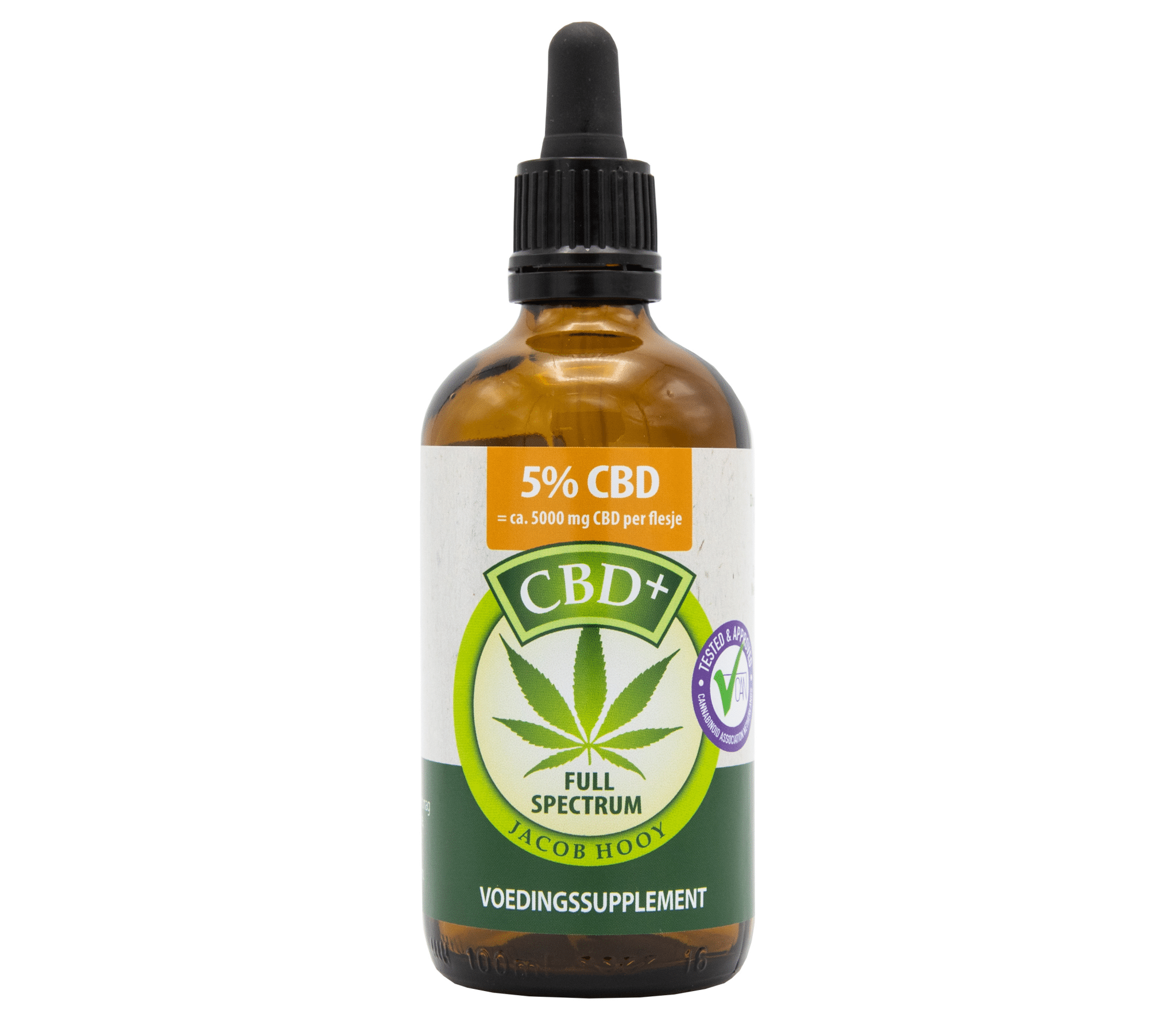Huile CBD Jacob Hooy 5 % (100 ml)